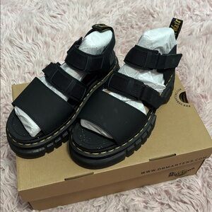 Dr. Martens Black Sandals